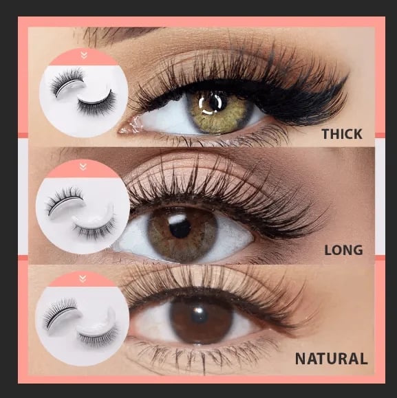 🔥Last Day 70% OFF🔥Reusable Self Adhesive Eyelashes