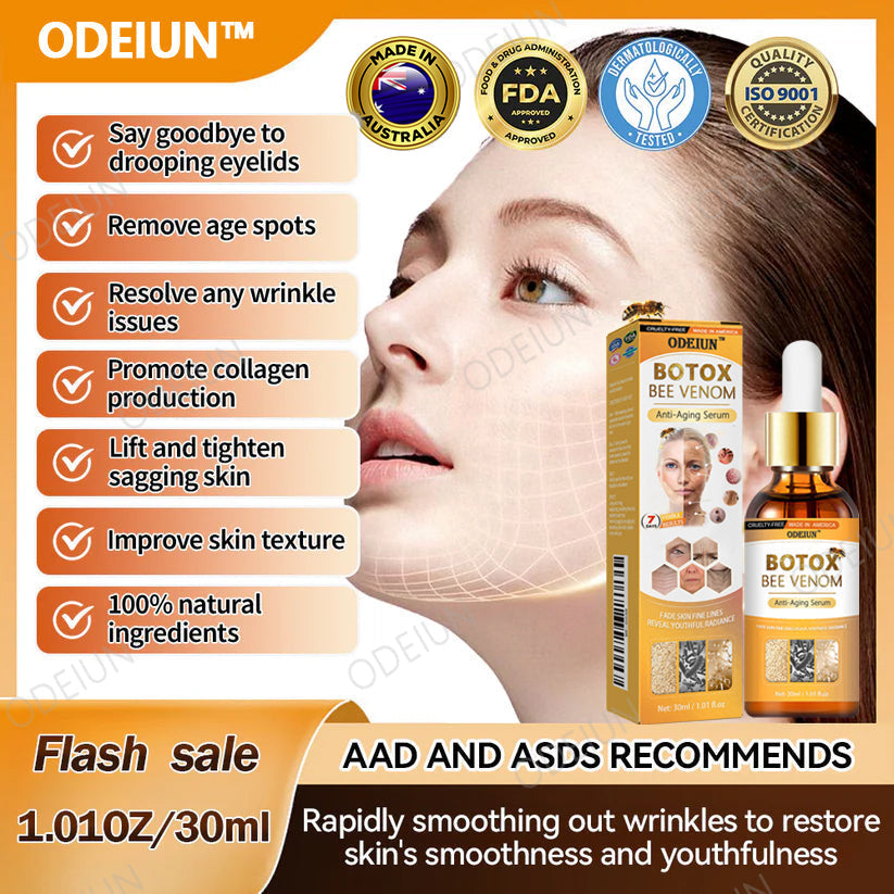 🎁Flash Sale - ODEIUN™ BOTOX Bee Venom Anti-Aging Serum - Suitable for all skin types🐝💎