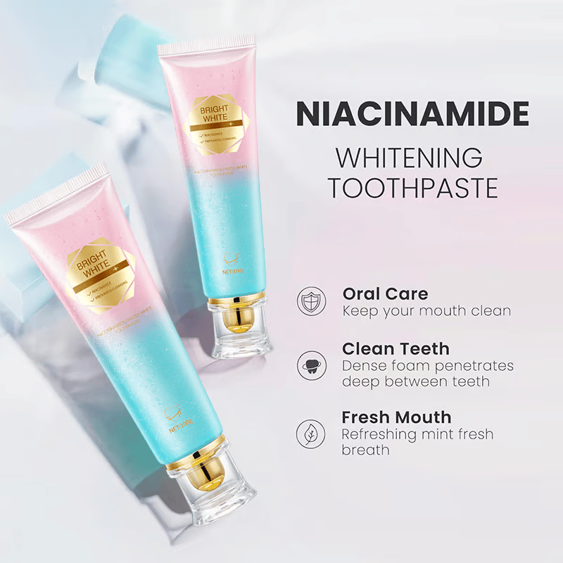 ✨ Achieve a Radiant Smile - 49% OFF - 🦷 Niacinamide Whitening Toothpaste - For Healthier, Whiter Teeth!