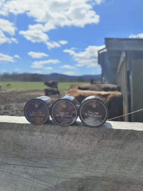 🍯Handmade Organic Grass-Fed Beef Tallow Balm with Raw Honey 🌿