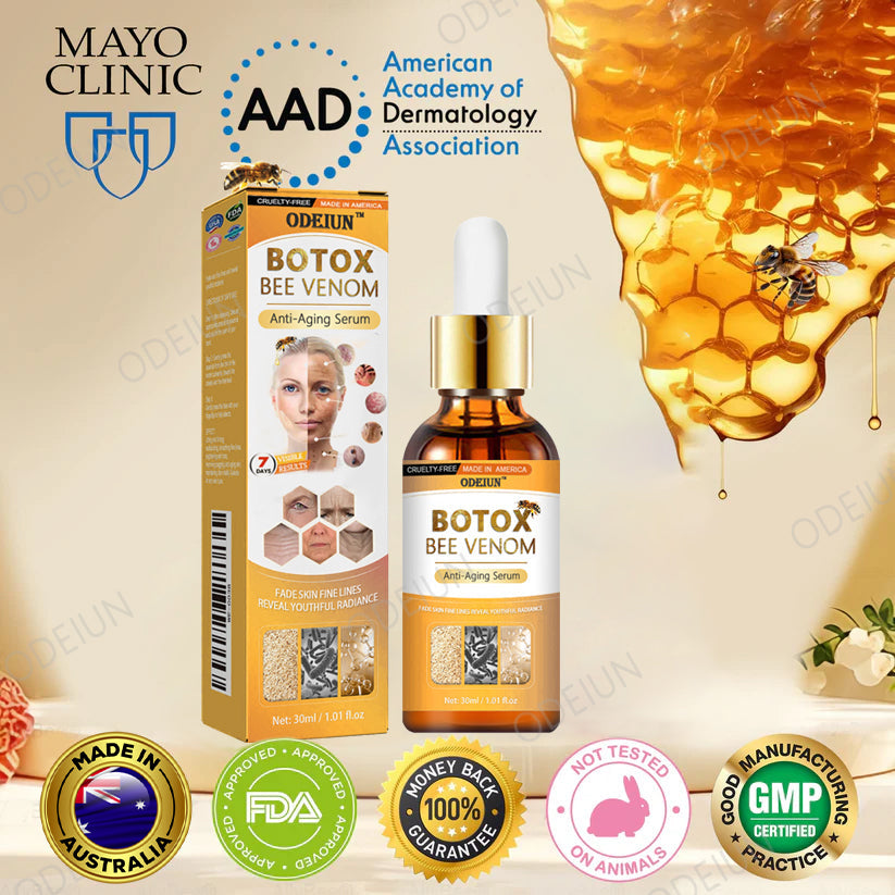 🎁Flash Sale - ODEIUN™ BOTOX Bee Venom Anti-Aging Serum - Suitable for all skin types🐝💎
