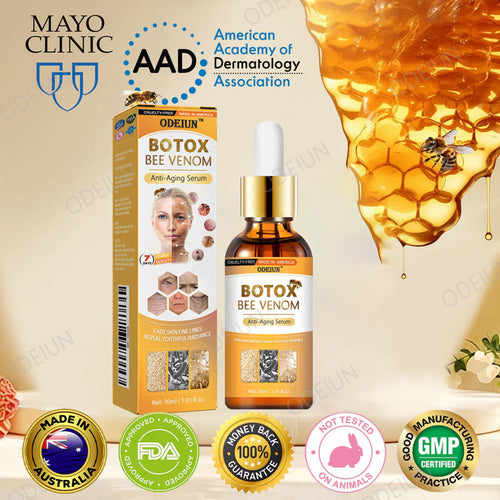 🎁Flash Sale - ODEIUN™ BOTOX Bee Venom Anti-Aging Serum - Suitable for all skin types🐝💎