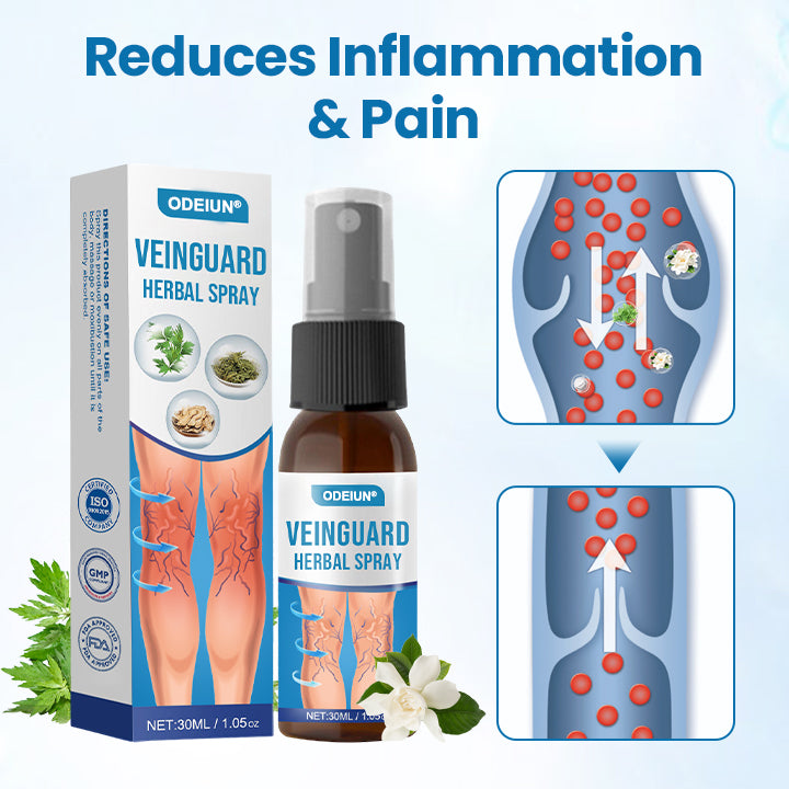 ODEIUN® VeinGuard Herbal Spray-✅ Clinically proven to eliminate varicose veins in just 7 days!