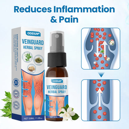 ODEIUN® VeinGuard Herbal Spray-✅ Clinically proven to eliminate varicose veins in just 7 days!