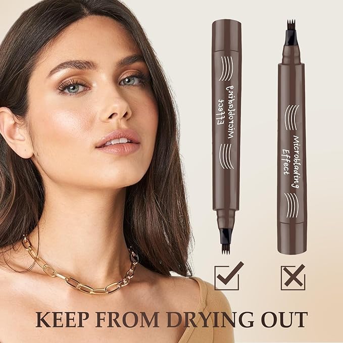🔥LAST DAY - BUY 1 GET 1 FREE JUST AUD$17.99 EACH🔥2025 Upgraded Natural Brows Eyebrow Pen