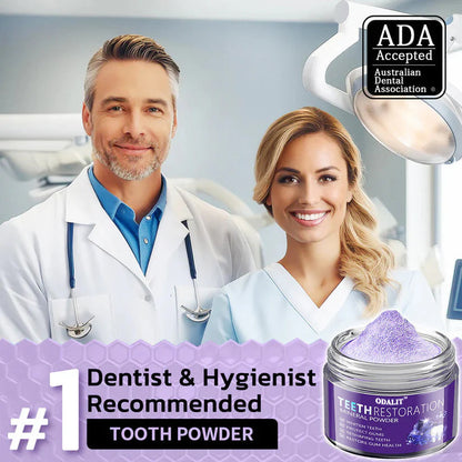 🎁Flash Sale - Don’t Miss Out - ODALIT™ TeethRestoration Mineral Powder🦷(TGA recommended)👩‍⚕️(Treats periodontitis and mouth ulcers, prevents tooth loss, and repairs gum recession)