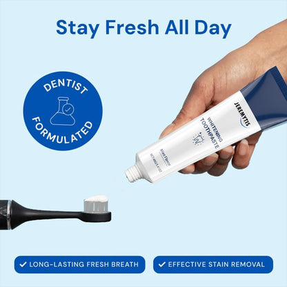 🦷  Fluoride-Free Hydroxyapatite Teeth Whitening Toothpaste with Coconut Oil & Xylitol ❄️