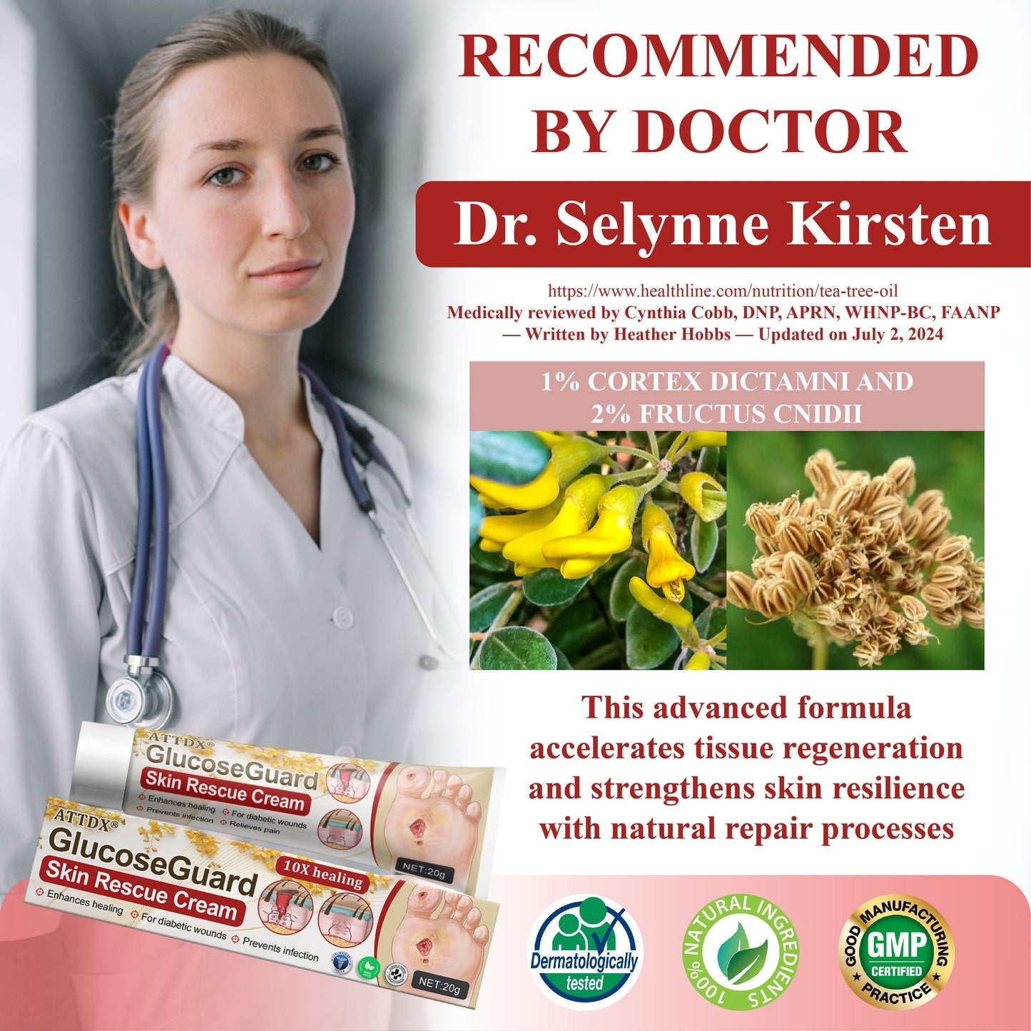 ATTDX® GlucoseGuard Skin Rescue Cream