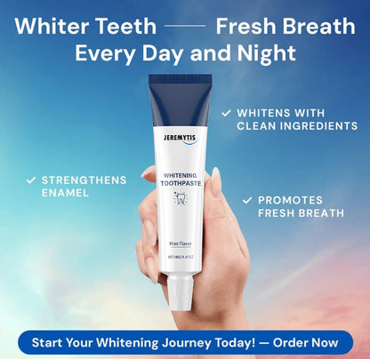 🦷  Fluoride-Free Hydroxyapatite Teeth Whitening Toothpaste with Coconut Oil & Xylitol ❄️