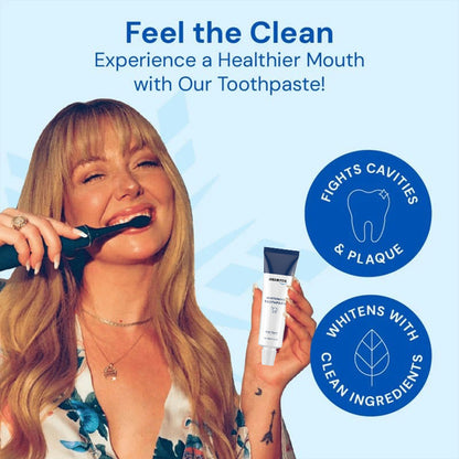 🦷  Fluoride-Free Hydroxyapatite Teeth Whitening Toothpaste with Coconut Oil & Xylitol ❄️