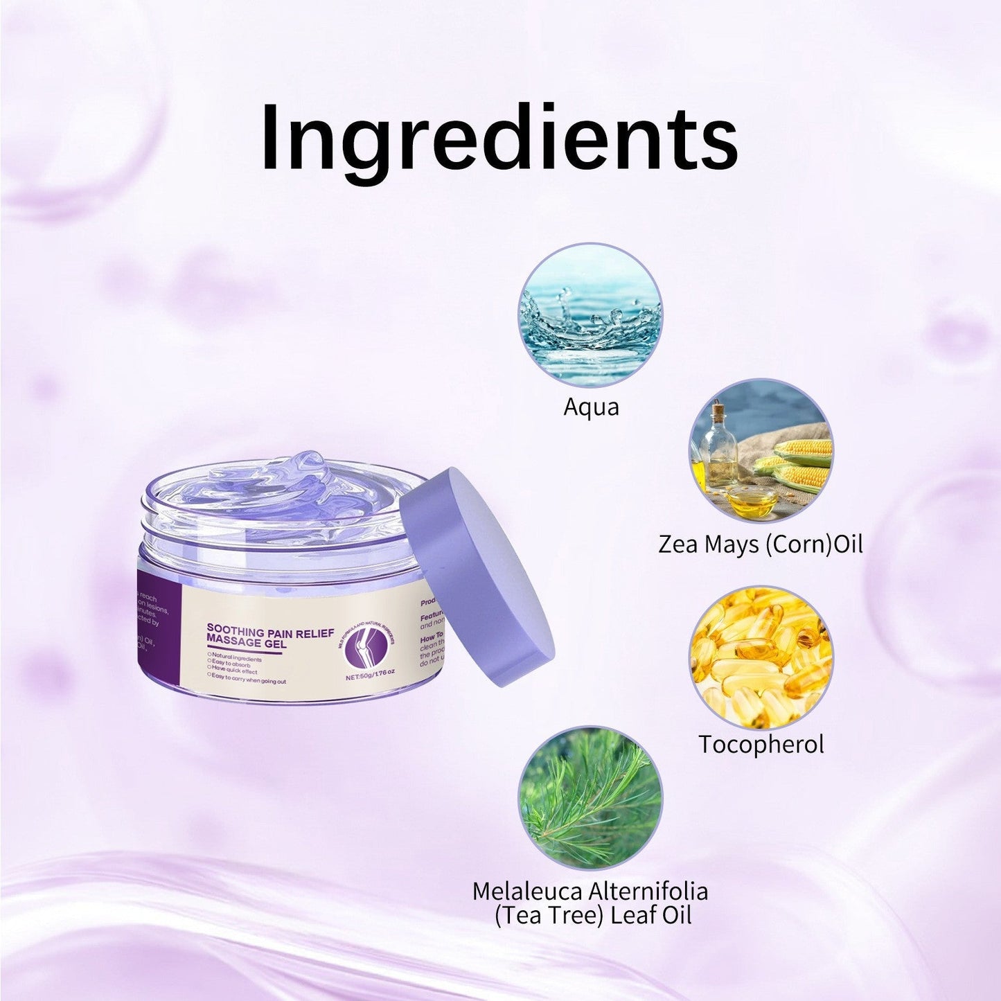 Joint Pain Treatment Gel – Turmeric Extract, Emu Oil, Chondroitin, & Natural Herbal Ingredients for Joint Health and Pain Treatment