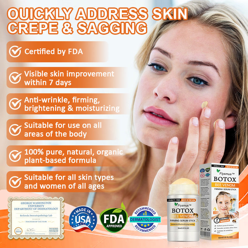 🐝💖Made and Shipped from USA✨Flysmus™ Botox Bee Venom Firming Serum Stick🔥LAST DAY 70% OFF